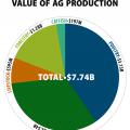 Mississippi 2014 Estimated Value of Ag Production