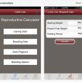 Here is a screenshot of the Android app for beef cattle producers.