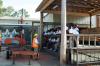 Mississippi State University Sustainable Bioproducts department head Rubin Shmulsky tells students at the 2013 Wood Magic Fair sawmill station about lumber manufacturing. (College of Forest Resources/File photo)