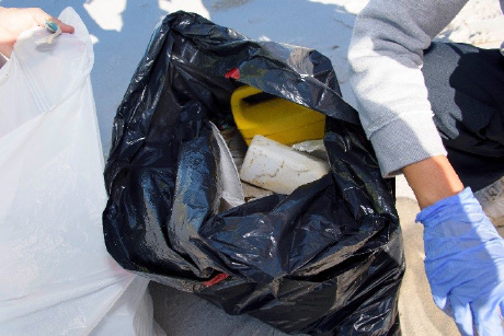 Marine debris collected at the 2016 Mississippi Coastal Cleanup event. Photo by Kevin Hudson, Agricultural Communications.