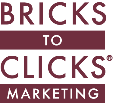 Logo. Bricks to Clicks Marketing.