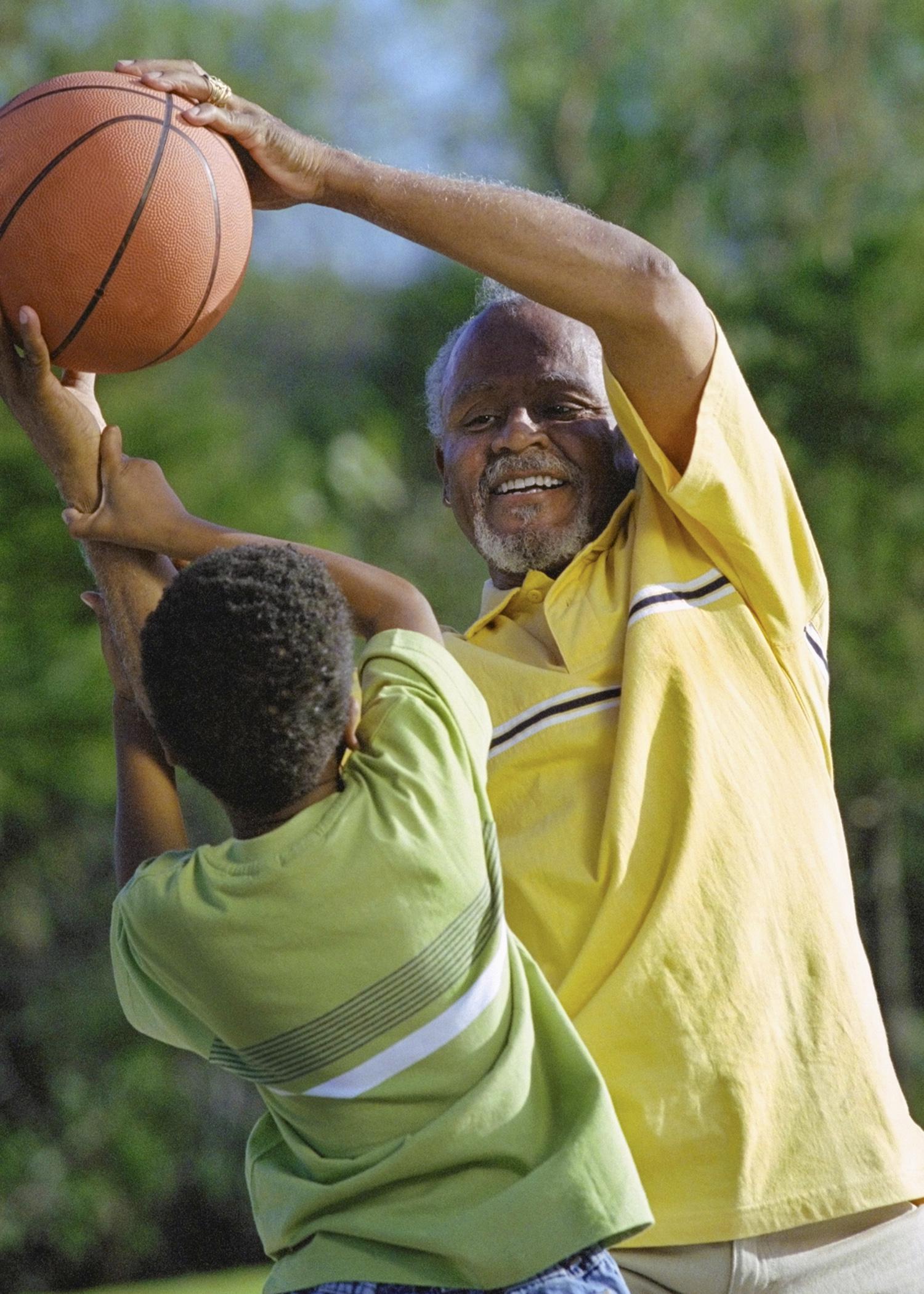 Staying physically active and eating healthy foods are lifestyle choices that pay big dividends over time, including being well enough to keep up with the grandkids. (Photo by Thinkstock)