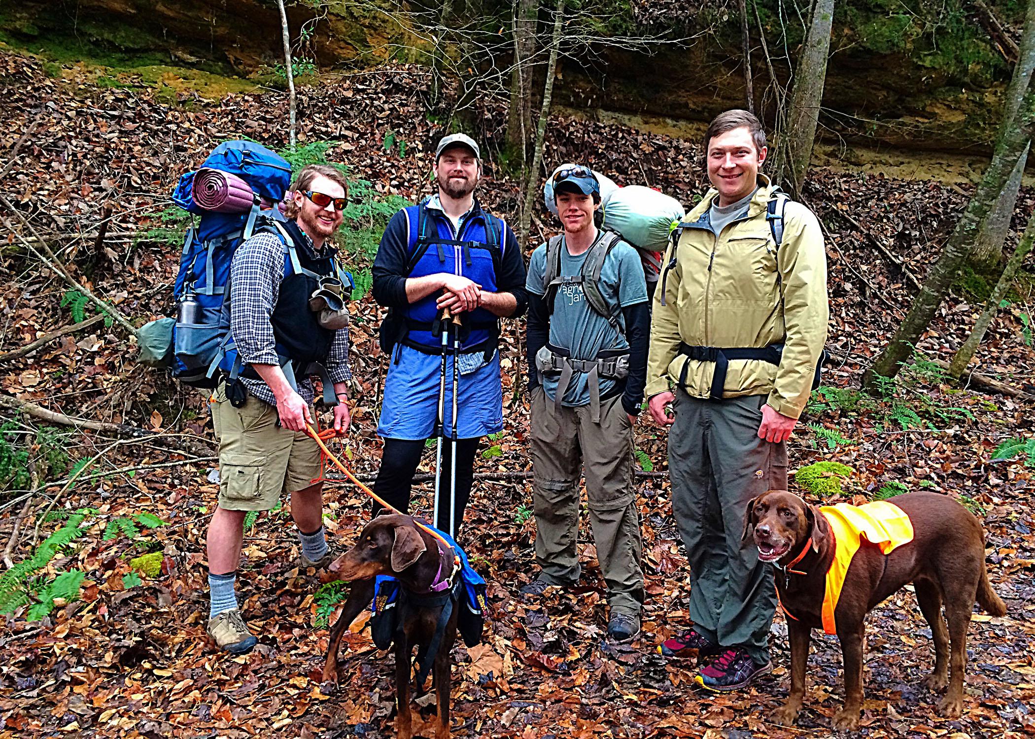 With the help of clothing layers for warmth, hiking with friends in one of Mississippi's many local and state parks does not have to stop during colder months. (Submitted photo)