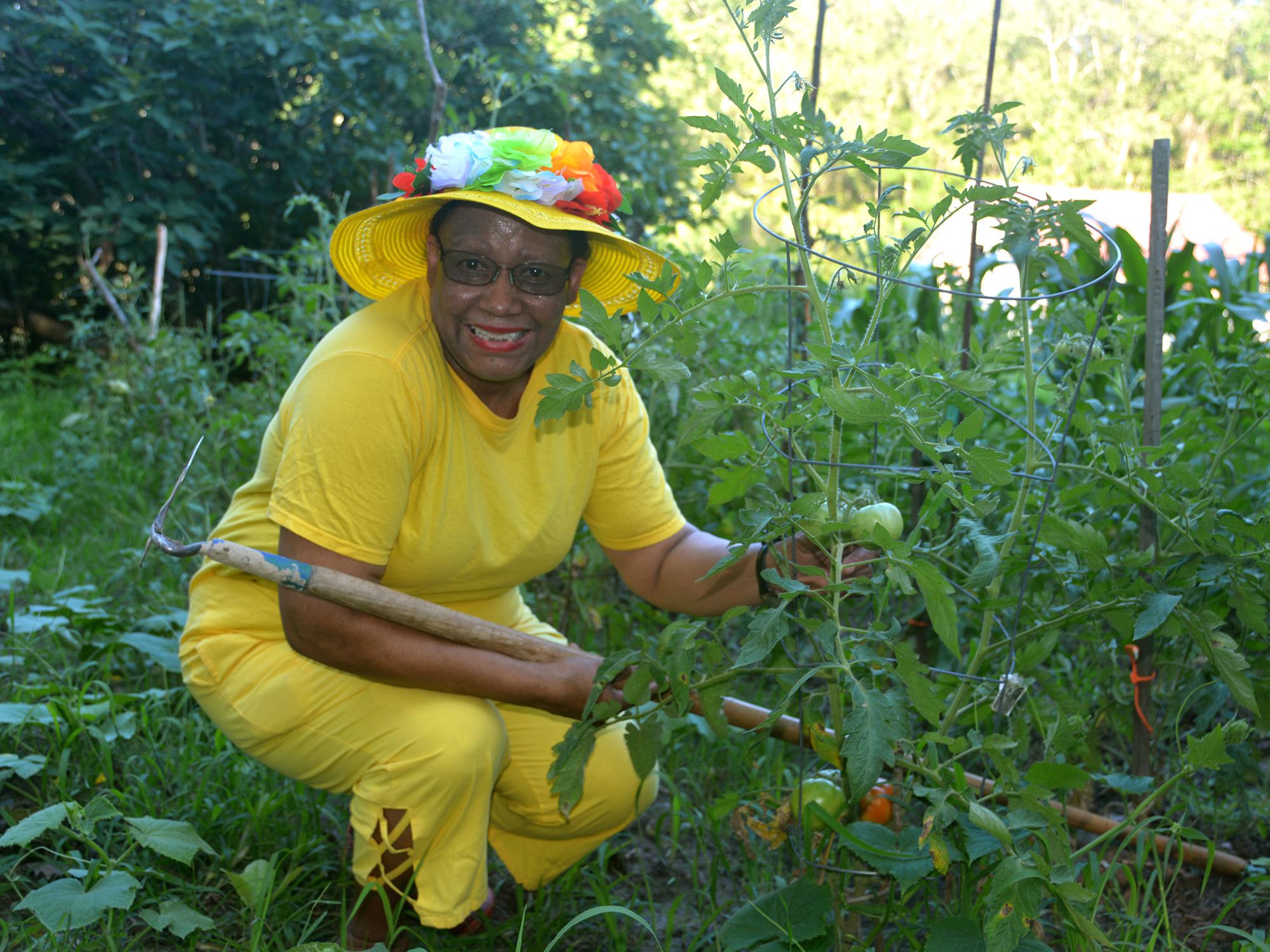 Ann Rice remains grounded after more than three decades in the Mississippi State University Extension Service Soil Testing Laboratory. Retirement will allow more time for her to spend in the garden on her family farm in Oktibbeha County, Mississippi. (Photo by MSU Extension Service/Linda Breazeale)