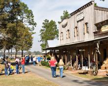 Agritourism is increasing in popularity as Mississippi farmers and landowners look for ways to diversify income and share their passion for agriculture. One such business, Bluejack Ridge Kids Ranch near Poplarville, Miss., offers Western-themed fun on weekends in October with activities such as a corn maze, petting farm, wagon train and zip line. (Submitted Photo)