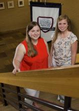 Participation in 4-H led sisters Jessica and Rachel Wilson to an interest in pursuing veterinary degrees at the Mississippi State University College of Veterinary Medicine. (Photo by MSU Extension Service/Kevin Hudson)