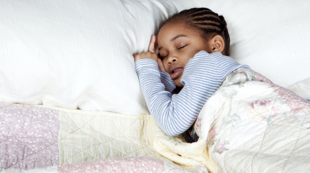 A child sleeping