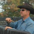 Horse trainer Michael Freely instructs Mississippi State University students in an equine behavior class. (Photo by Linda Breazeale)