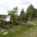 One of several tornadoes that ravaged Mississippi on April 24 knocked down trees along state Highway 389 in Oktibbeha County. Horticulturists with the Mississippi State University Extension Service advise people to use caution in removing trees and debris. (Photo by Scott Corey)