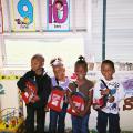 As part of the Snack Pack program, Head Start students were given a small backpack that contained a book, information sheet, and a healthy take-home snack. (Photo by MSU Department of Food Science, Nutrition and Health Promotion/Stacey Johnson Knepple)