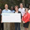 Representatives from TransCanada, Mississippi State University Extension Service and the University of Tennessee met in Jackson, Tenn. for a check presentation ceremony celebrating the donation of nearly $30,000 to 4-H. Those present include (front, from left) James Ethridge, Sardis area manager, TransCanada; Laura Noble, mid-America region, community investment coordinator, TransCanada; and Donna Eason-Pile, assistant development director, UT Extension; (back, from left) Paula Threadgill, interim program l