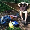 Hammocks offer great resting spots whether the excursion is a day trip or an overnighter. (Photo by MSU Extension Service)