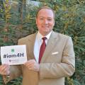 Mississippi State University President and 4-H alumnus Mark Keenum encourages current and former members of the state's 4-H Youth Development program to participate in the upcoming National 4-H Week's #iam4H campaign set for Oct. 5-11, 2014. (Photo by MSU Ag Communications/Linda Breazeale)