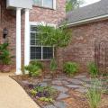 Another excellent and economical use of rocks is to create outdoor rooms using flagstones. 