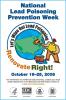 National Lead Poisoning Prevention Week poster