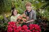 Mississippi State University Horticulture Club members Deanna Lyle of Aberdeen and Josh Craver of Tyler, Texas, prepare plants to be sold at the Everything Garden Expo to be held at the Mississippi Horse Park in Starkville March 24 and 25. (Photo by Scott Corey)