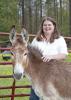 Anita Leonard raises several kinds of animals on her Meadville farm, including four donkeys, 60 beef cattle and 100 laying hens. Leonard and her husband Harold are working toward making their farm mostly self-sufficient while producing a little income with their agricultural products, such as eggs and honey. (Photo by MSU Ag Communications/Kat Lawrence)